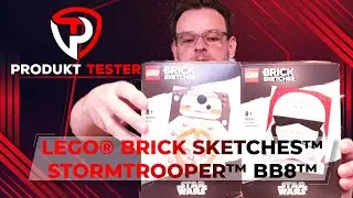 Lego&reg; Brick Sketches&trade; Star Wars&trade; 40391 Stormtrooper&trade; 40431 BB-8&trade; Review Deutsch
