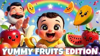 Johny Johny Yes Papa 🍎 Yummy Fruits Edition | Nursery Rhymes & Kids Songs #JohnyJohnyYesPapa 