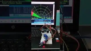 #Radar #Arduino #Sensorintegration #Datalogging #processing