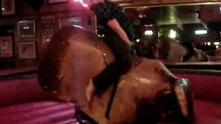 Annie on the Bull