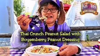 Thai Crunch Peanut Salad with Boysenberry Peanut Dressing: 2025 Knott's Boysenberry Festival