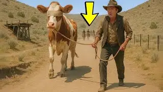 Le Rancher Qui Ne Croyait Pas Aux Miracles Fut Sauvé Par Une Vache Aux Yeux Bandés