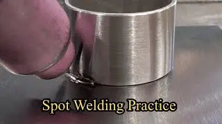Spot Welding Practice - Tig Welding / 1.5mm Stainless Steel Tube