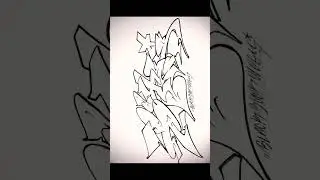 #boceto #handstyle #boceto #sketch #graffitistyle #graffitiart #graffitisketch #wildstyle #graffiti