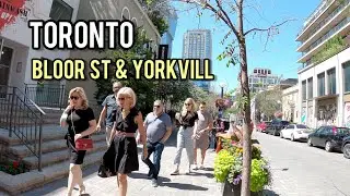 Toronto Downtown Bloor St and Yorkville August 2021 Canada