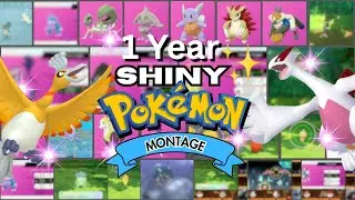 Shiny Pokemon Montage! 1 Year of Shiny Reactions!