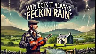 Why Does It Always Feckin' Rain - (Traditional Irish) - Comedy Song - Lyric Video