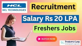 HCL Off Campus Drive 2025 | Hiring for Freshers | Salary Rs 20 LPA Package | HCL Recruitment 2024
