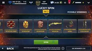 Lucky spin event is back!!! in modern combat 5...#shorts