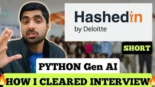 HashedIn by Deloitte Interview Questions 2025 #shorts #interview