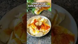 Veg Fish...Must Try 🔥 #viral #recipe #youtubeshorts #cooking #banana #sabji #fish #yummy #food #try💯