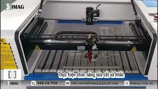 M&aacute;y Cắt Khắc Laser CO2 130W - Gia c&ocirc;ng cắt Mica tốc độ nhanh ch&oacute;ng | Himag