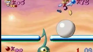 Rayman Gold walkthrough: level 6/24 scale the scales