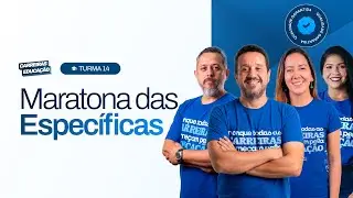 Maratona de Específicas – Professor Efetivo 2026 | História, Geografia, Pedagogia e Inglês