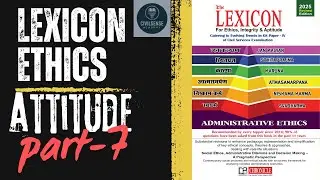 Functions of Attitude | Lexicon Ethics For UPSC | Attitude part-7