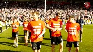 FA Cup Quarter Final celebrations