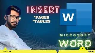 LECTURE 4 ||USE OF THE INSERT RIBBON (PAGES & TABLES TOOL) IN MICROSOFT WORD