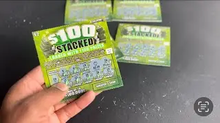 $100 Stacked $2 Scratch Tickets 