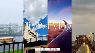 TRAVEL DAY | IAH-MAN with Singapore Airlines, Escaping the Flood Warnings in Galveston