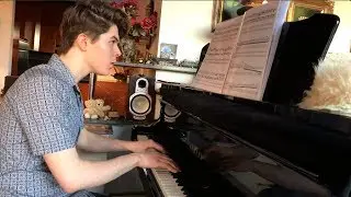 Michael Andreas practicing Beethoven concert no.3