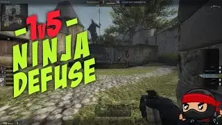 CS:GO - 1v5 ninja defuse