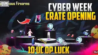 😍 LUCKIEST CYBER WEEK CRATE OPENING | CYBER FAMOUS FIREARMS CRATE OPENING 