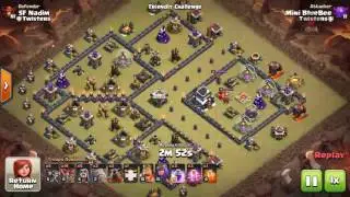 Golaloon stategy against a maxed defense TH9