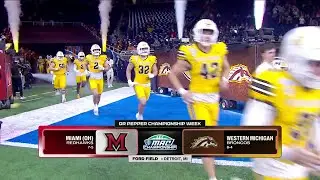 NCAA Football 2025: MAC Championship - Miami (OH) vs. Western Michigan