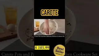 Carote Induction Cookware Set - ECO-FRIENDLY COOKWARE SET! AMAZON'S CHOICE! #ytshorts #shorts