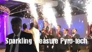 COLD PYRO WEDDING ENTRY WEDDING FIREWORKS