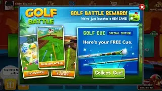 Free New Golf Cue In 8 Ball Pool (I Am Back)