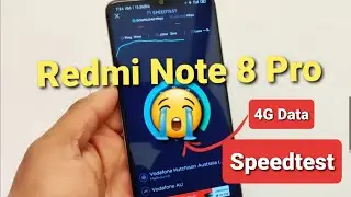 Redmi Note 8pro 4G data speedtest results