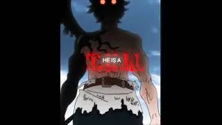 He is A Devil | Black Clover Edit - Fragment _Super Slowed #blackclover #asta #anime