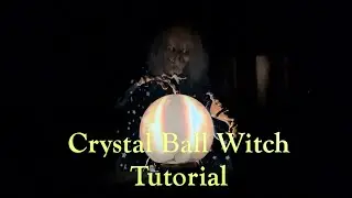 Super Easy Crystal Ball Witch DIY Tutorial