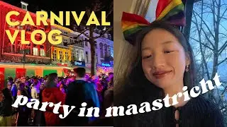 maastricht carnival vlog | what to do in maastricht carnival 2023 🍺 | carnival in the Netherlands
