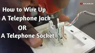 How to connect a telephone socket