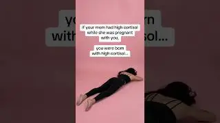 High Cortisol in Pregnancy May Program You for Chronic Stress Before Birth 🥹 #shorts