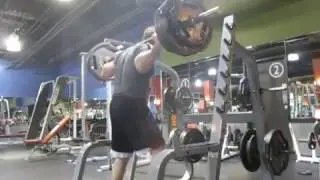 Leg day: Longer pauses with 365, rep work, 380X6 RDL..