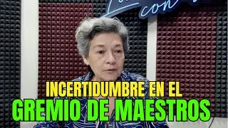PROFESORA  IDALIA ZUNIGA. INICIO DEL A&Ntilde;O ESCOLAR, INCERTIDUMBRE