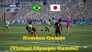 Brazil 🇧🇷 vs Japan 🇯🇵 Group C 🏉 Rugby 7s Women 🏉 Nemean Games