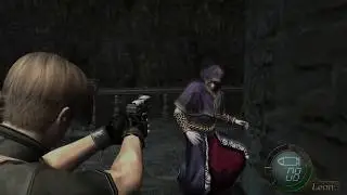 Resident Evil 4 - 4-1 Castle: Climb Clocktower & Unjam Gears: Bridge Cutscene Xbox One X (2019)