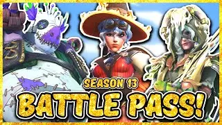 Overwatch 2 SEASON 13 BATTLE PASS Skins And Items