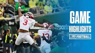 Indiana at Oregon | HIGHLIGHTS | Big Ten Football | 10/11/2025