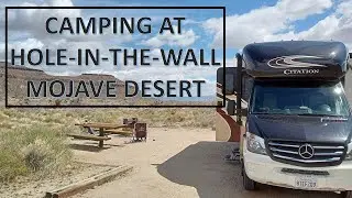 Camping at Hole-in-the-Wall Campground, Mojave Desert, by Kelso #rvlife #mojavedesert
