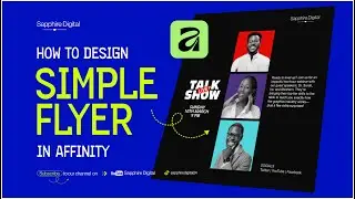 Flyer Design Made Easy | Affinity Designer Full Tutorial