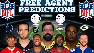 NFL 2022 FREE AGENCY Predictions || Offseason Trades