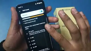 Moto G57 Power - How to enable and use Ram boost