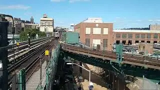 R62A cars entering 207th Street Yard