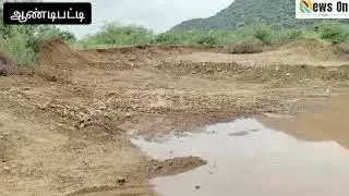 Sand theft continues at night in the foothills of Ammachiyapuram