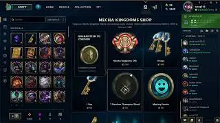 MECHA KINGDOM ORB OPENING LEAGUE OF LEGEND LOL